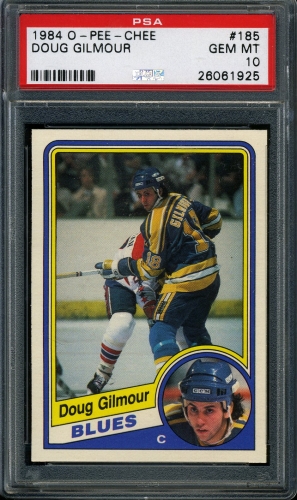 1984 O-Pee-Chee #185 Doug Gilmour PSA 10 #26061925