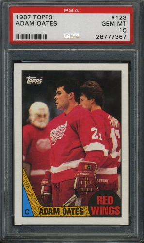 1987 Topps #123 Adam Oates PSA 10 #26777367