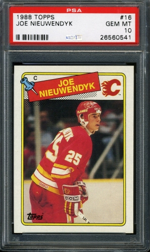1988 Topps #016 Joe Nieuwendyk PSA 10 #26560541