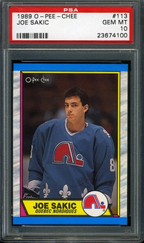 1989 O-Pee-Chee #113 Joe Sakic PSA 10 #23674100