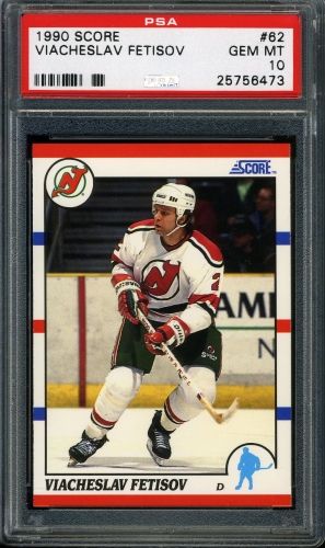 1990 Score #062 Slava Fetisov PSA 10 #25756473