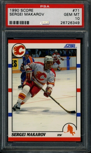 1990 Score #071 Sergei Makarov PSA 10 #26726349