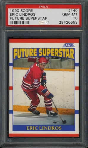 1990 Score #440 Eric Lindros PSA 10 #28420553