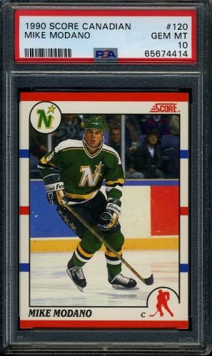 1990 Score Canadian #120 Mike Modano PSA 10 #65674414