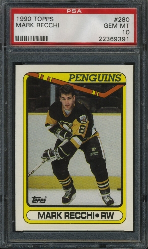 1990 Topps #280 Mark Recchi PSA 10 #22369391