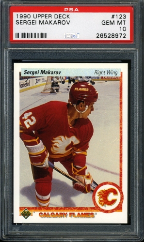 1990 Upper Deck #123 Sergei Makarov PSA 10 #26528972