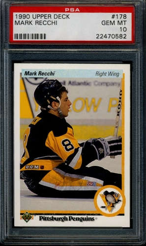 1990 Upper Deck #178 Mark Recchi PSA 10 #22470582
