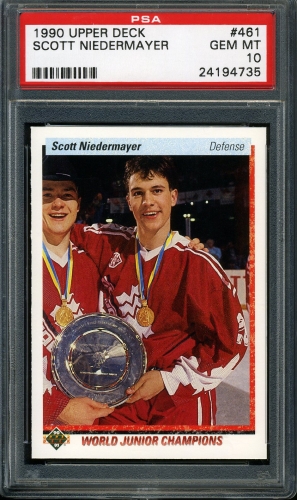 1990 Upper Deck #461 Scott Niedermayer PSA 10 #24194735