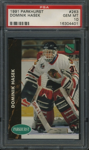 1991 Parkhurst #263 Dominik Hasek PSA 10 #16304401
