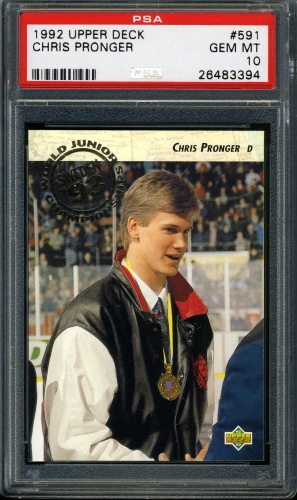 1992 Upper Deck #591 Chris Pronger PSA 10 #26483394