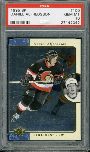 1995 SP #100 Daniel Alfredsson PSA 10 #27142042