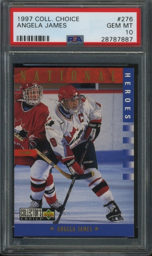 1997 Collector's Choice #276 Angela James PSA 10 #28787887
