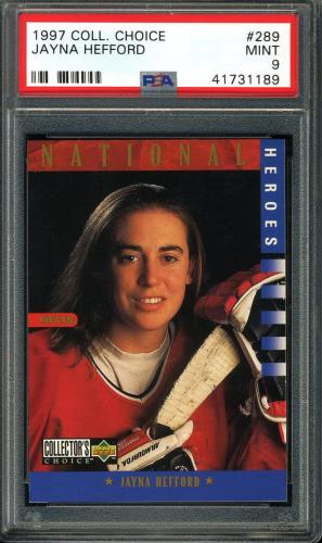 1997 Collector's Choice #289 Jayna Hefford PSA 9 #41731189