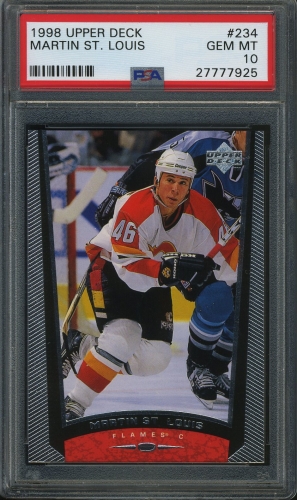 1998 Upper Deck #234 Martin St. Louis PSA 10 #27777925