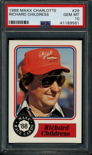 1988 Maxx Charlotte #029 Richard Childress PSA 10 #41189561
