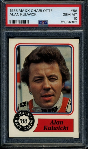 1988 Maxx Charlotte #058 Alan Kulwicki PSA 10 #75064362