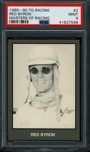 1989-90 TG Racing Masters of Racing #002 Red Byron PSA 9 #41827599