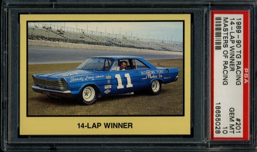 1989-90 TG Racing Masters of Racing #201 Ned Jarrett PSA 10 #18655028