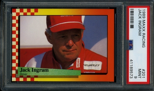 1989 Maxx #201 Jack Ingram PSA 9 #41189573