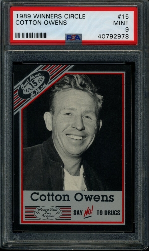 1989 Winners Circle #015 Cotton Owens PSA 9 #40792978