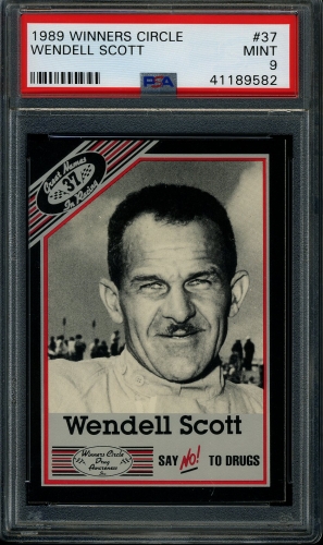 1989 Winners Circle #037 Wendell Scott PSA 9 #41189582