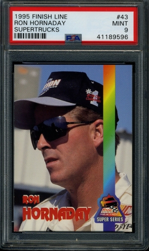 1995 Finish Line SuperTrucks #043 Ron Hornaday PSA 9 #41189596