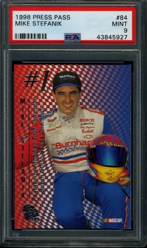 1998 Press Pass #084 Mike Stefanik PSA 9 #43845927