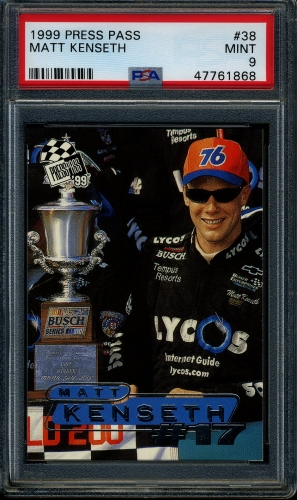 1999 Press Pass #038 Matt Kenseth PSA 9 #47761868