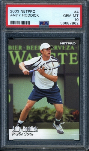 2003 NetPro #004 Andy Roddick PSA 10 #56687862