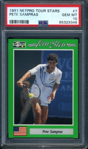 1991 NetPro Tour Stars #007 Pete Sampras PSA 10 #65329346