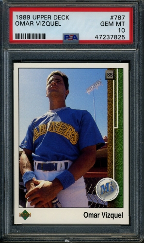 1989 Upper Deck #787 Omar Vizquel PSA 10 #47237825