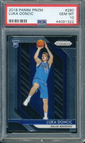 2018 Panini Prism #280 Luka Doncic PSA 10 #44091322