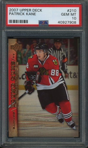2007 Upper Deck #210 Patrick Kane PSA 10 #40927908