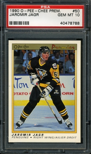 1990 O-Pee-Chee Premier #050 Jaromir Jagr PSA 10 #40478788