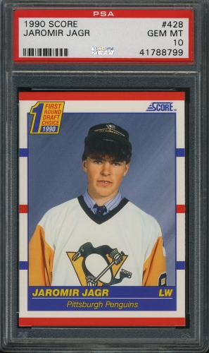 1990 Score #428 Jaromir Jagr PSA 10 #41788799