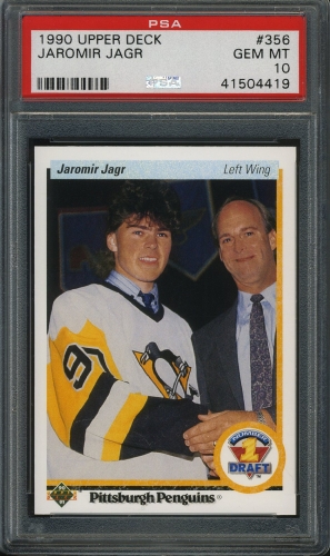 1990 Upper Deck #356 Jaromir Jagr PSA 10 #41504419